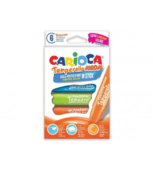Creion-tempera Temperello Neon 6/set - Carioci și creioane colorate