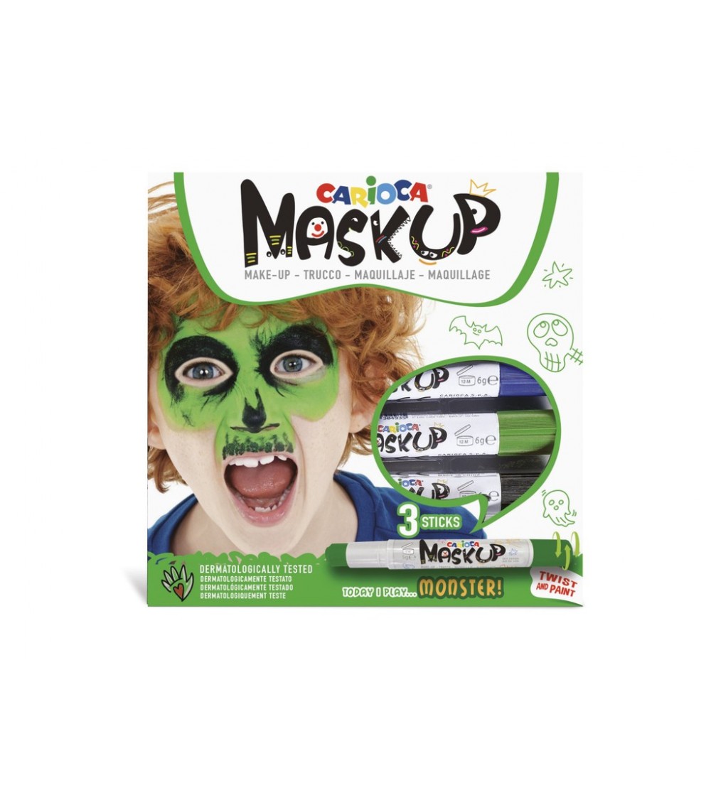 Set pictură pe față, Mask-Up Monster, face-painting Carioca - Pictura cu apa