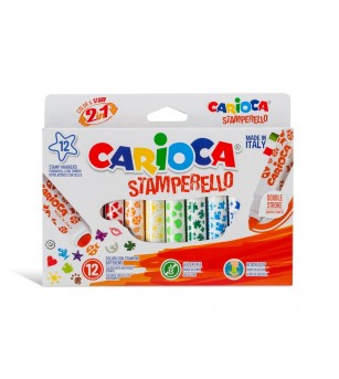 Carioca Stamperello 12/set - Carioci și creioane colorate