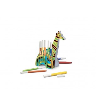Set creativ Create & Color Girafa 3D, 18 carioci + 2 planșe, Carioca - Carioci și creioane colorate Set creativ Create & Color Girafa 3D, 18 carioci + 2 planșe, Carioca - Carioci și creioane colorate