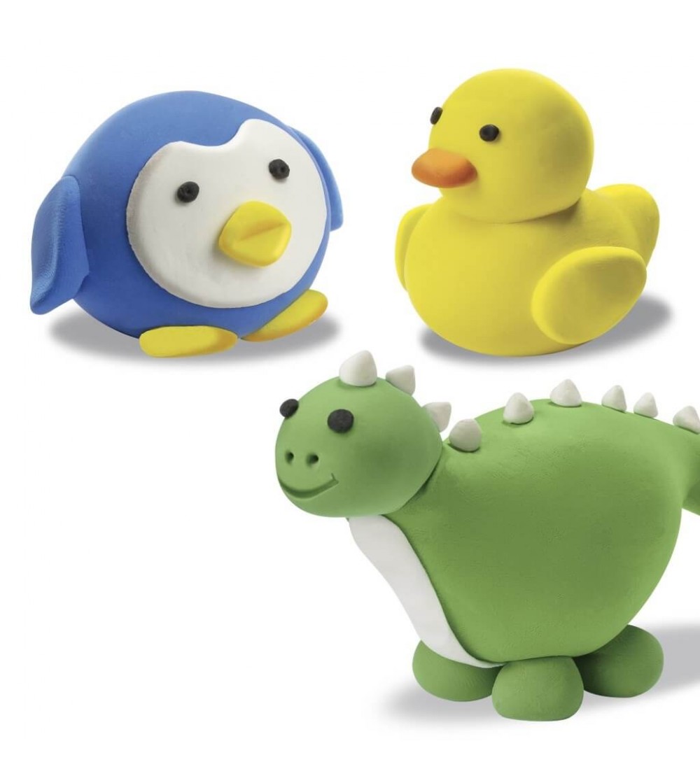 Set Plastilina moale ModeLight Carioca, 3 animale - Plastilină clasică