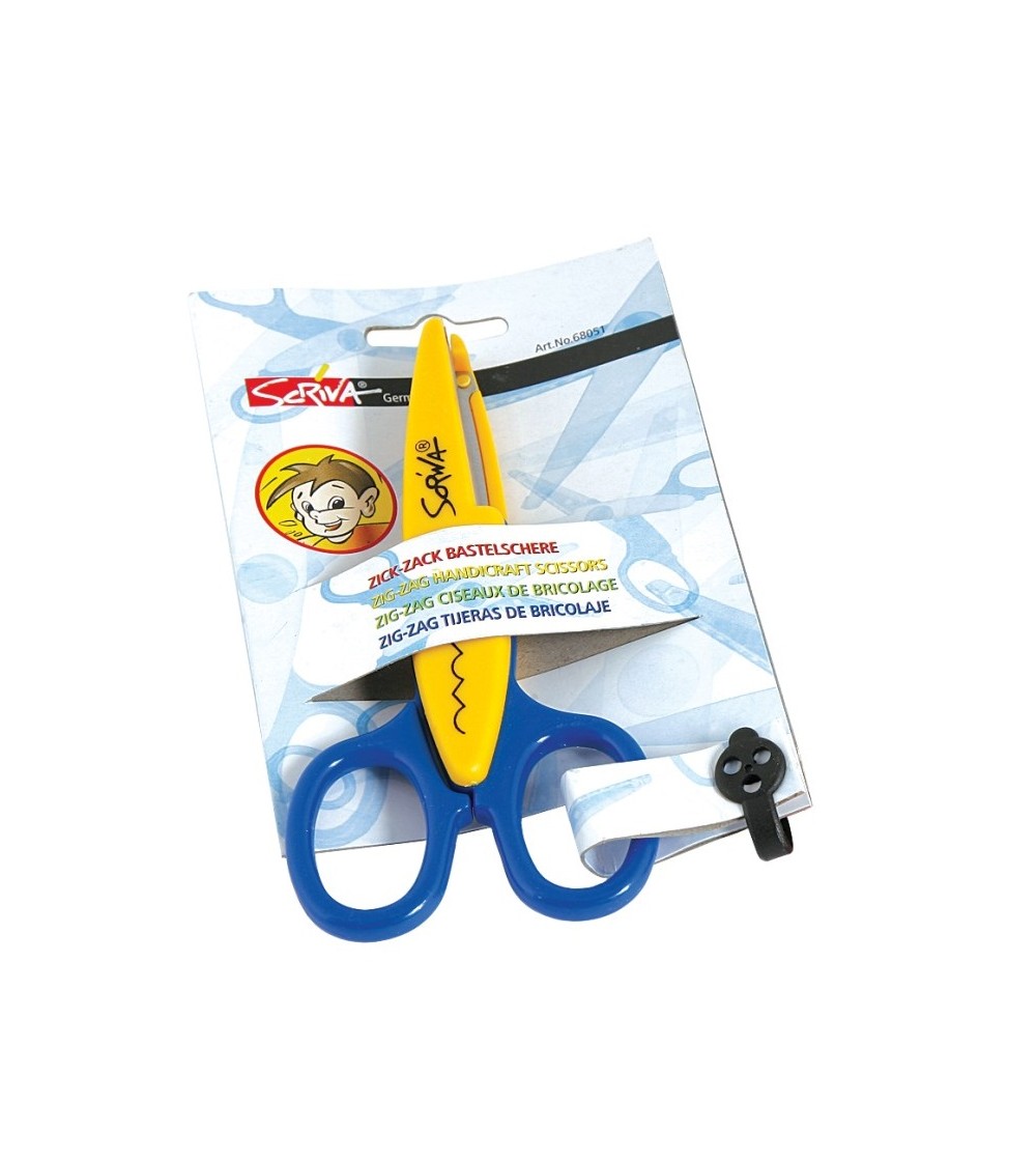 Foarfeca zig-zag Scriva, 13.5 cm - Lucru manual pentru copii