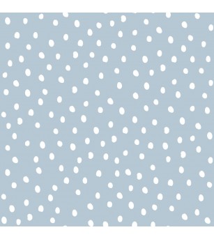 Tapet camera copii Dekornik, Irregular Dots, light blue - Tapet camera copii