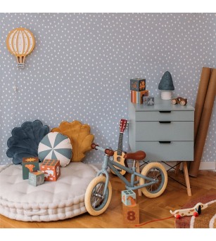 Tapet camera copii Dekornik, Irregular Dots, light blue - Tapet camera copii