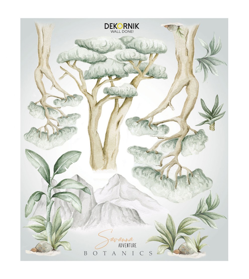 Sticker decorativ Dekornik, Savanna Botanics Plants - Stickere perete Sticker decorativ Dekornik, Savanna Botanics Plants - Stickere perete