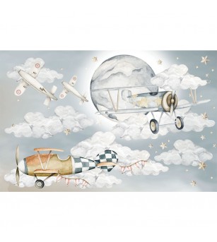 Sticker decorativ Dekornik, avioane - Stickere perete