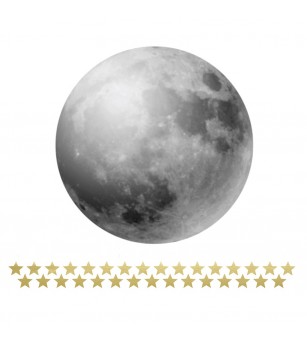 Sticker decorativ Dekornik, Luna plina - Stickere perete