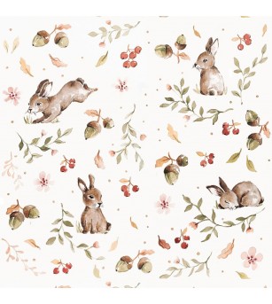 Tapet camera copii Dekornik, Happy Rabbits - Tapet camera copii Tapet camera copii Dekornik, Happy Rabbits - Tapet camera copii