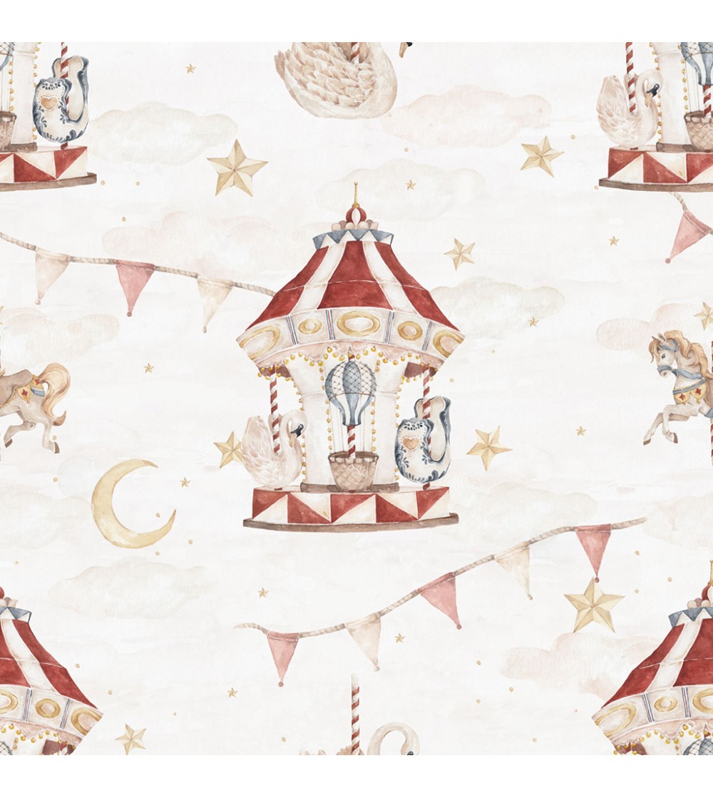 Tapet camera copii Dekornik, carusel - Tapet camera copii