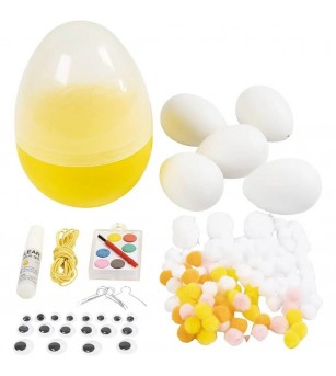 Set creativ de artizanat - Ou de Paste - Model 2 - Seturi Paște