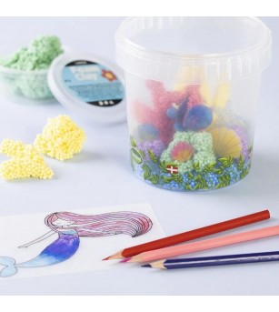 Set creativ folii termocontractabile (Shrink plastic) - lumea marina - Shrink plastic - folii termocontractibile