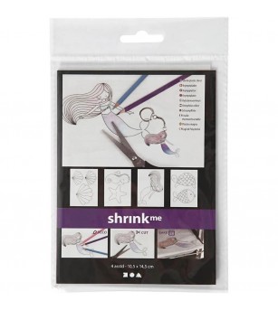 Set creativ folii termocontractabile (Shrink plastic) - lumea marina - Shrink plastic - folii termocontractibile