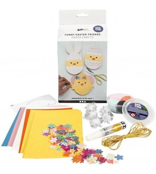 Kit creativ cu plastilina Silk Clay - Puisori de Paste - Art and crafts