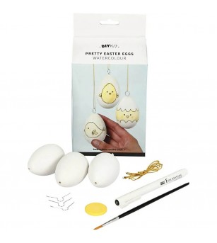 Kit creativ 3 oua de Paste - Figurine de pictat