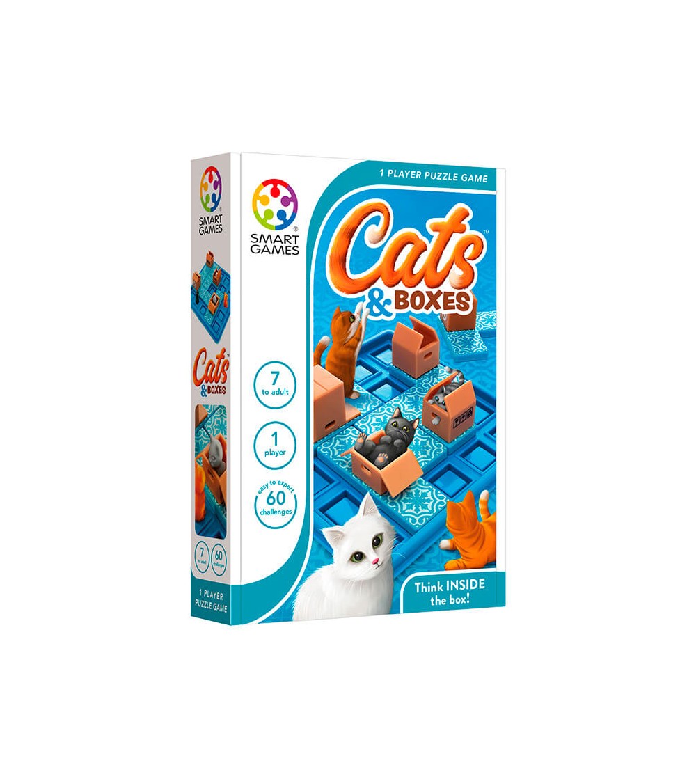 Joc Smart Games Cats & Boxes - Jocuri logică