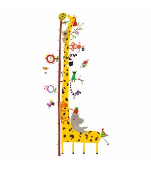 Abtibilduri masuratoare, Prieteni din Amazon - Stickere perete Abtibilduri masuratoare, Prieteni din Amazon - Stickere perete