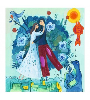 Atelier pictura Djeco, Inspired by Marc Chagall - Seturi de pictura și desenat Atelier pictura Djeco, Inspired by Marc Chagall - Seturi de pictura și desenat