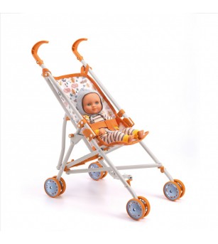 Carucior papusi Djeco - Căsuțe de păpuși și accesorii