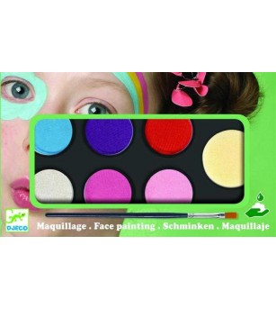Culori make-up non alergice Djeco, pastel - Pictura pe față