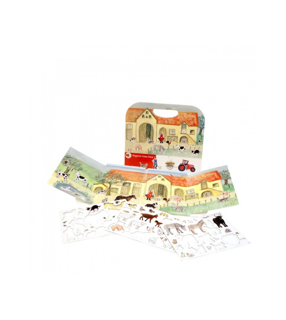 Ferma, set magnetic Egmont toys - Jucării creativ-educative