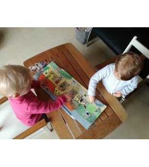 Ferma, set magnetic Egmont toys - Jucării creativ-educative