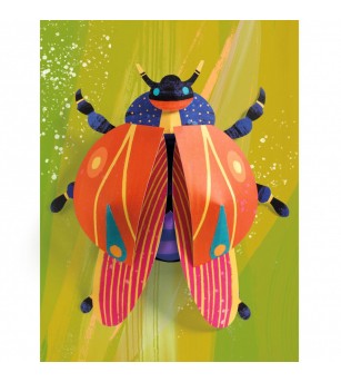 Joc creativ, Insecte stralucitoare, Djeco - Seturi cu hârtie și quilling