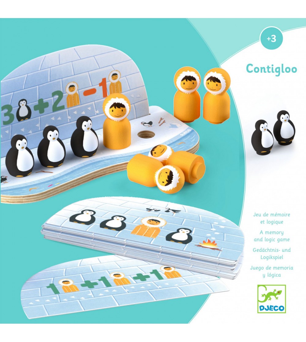 Joc de calcul Contigloo, Djeco - Jucării matematică