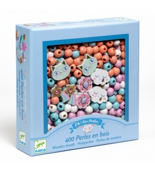 Margele curcubeu, Djeco beads Rainbow - Seturi cu mărgele și brățări