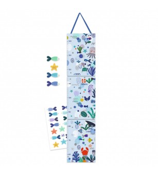 Masuratoare model marin, Djeco - Stickere perete