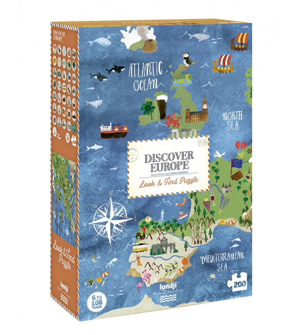 Puzzle Londji, Descopera Europa - Puzzle-uri
