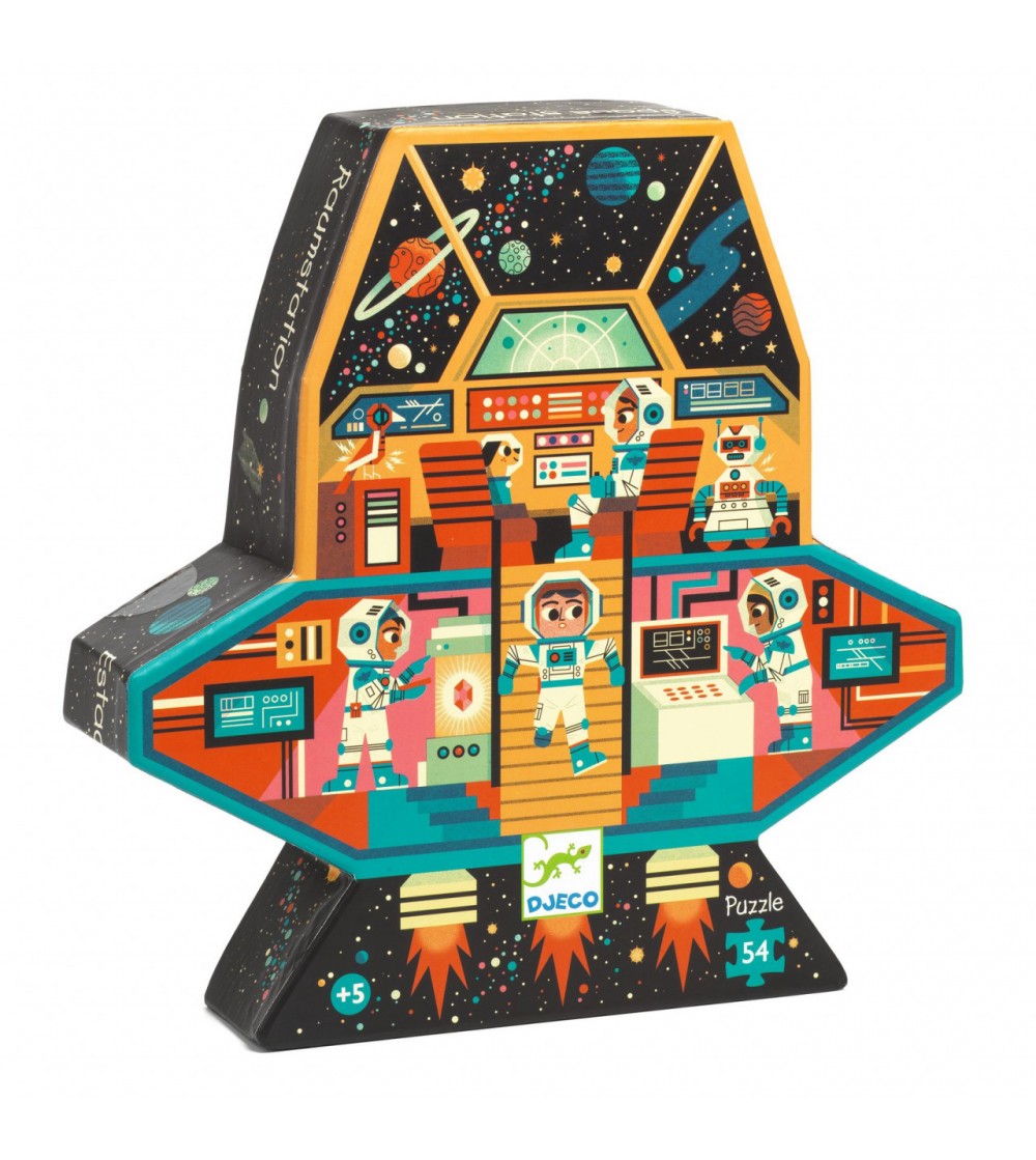 Puzzle Statia spatiala, Djeco - Puzzle-uri