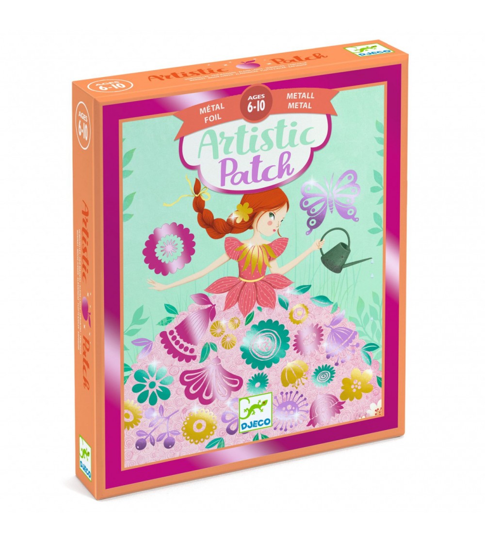 Set creativ cu foite metalice Djeco, Zane - Lucru manual pentru copii