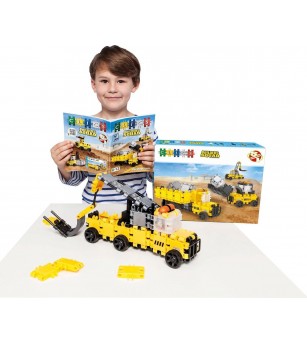Set de construit Vehicule de constructie, Clicformers - Jocuri construcție