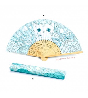 Set DIY Djeco, Evantai Koneko - Seturi de pictura și desenat