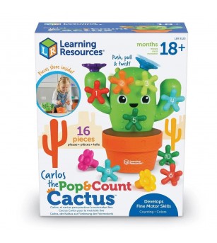 Joc de potrivire cu numere - Cactusul Carlos - Jucării matematică