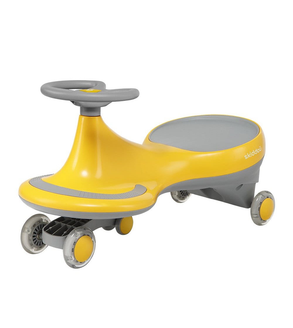 Jucarie ride-on gravitationala Skiddou Bjorg, Galben - Biciclete, trotinete