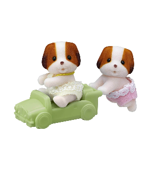 Figurine Sylvanian Families 5428 - gemenii căței Chiffon - Figurine