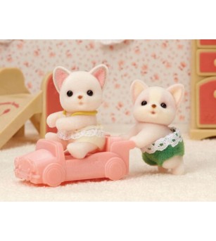 Figurine Sylvanian Families 5431 - gemenii căței Chihuahua - Figurine