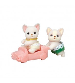 Figurine Sylvanian Families 5431 - gemenii căței Chihuahua - Figurine
