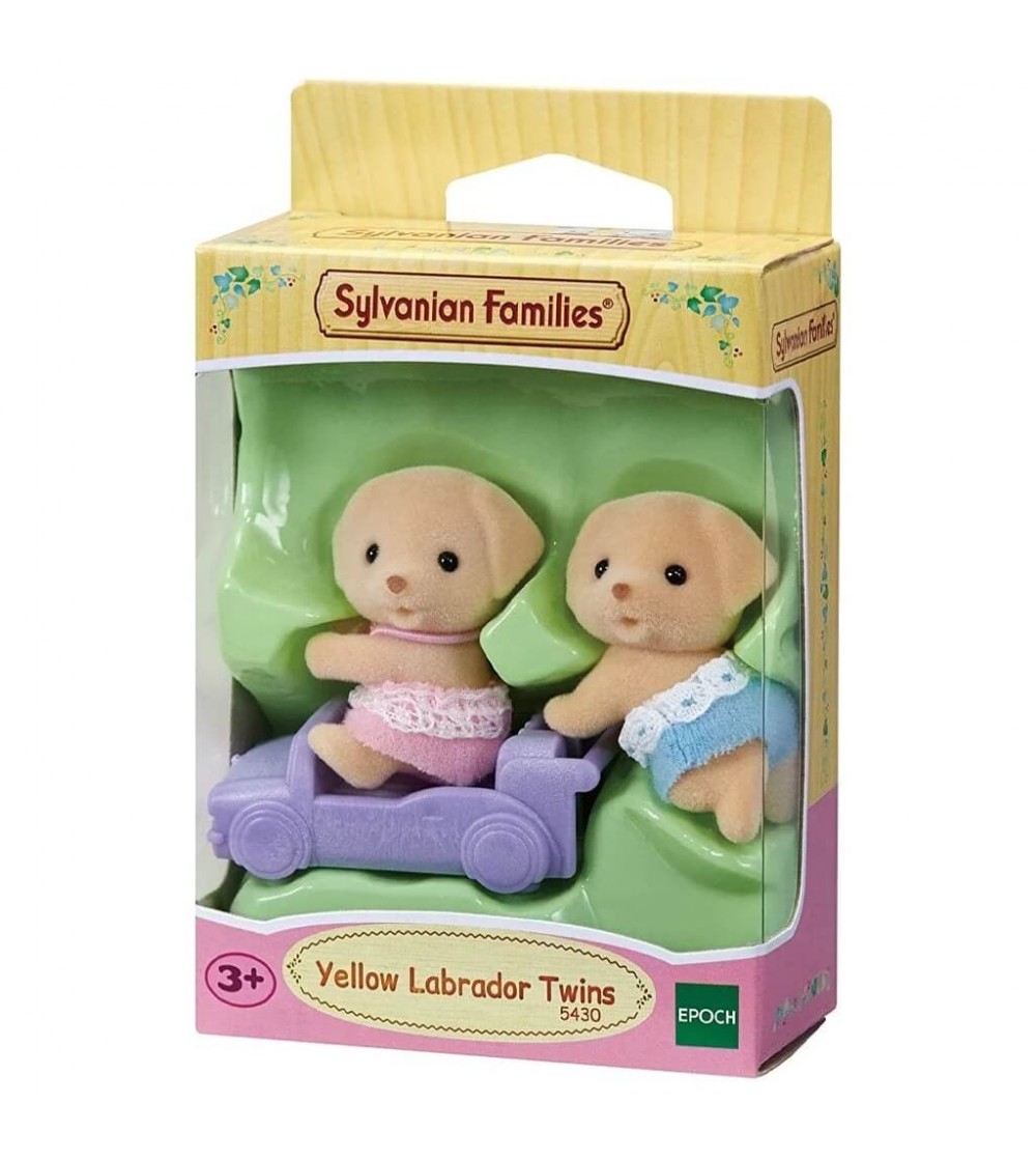 Figurine Sylvanian Families 5430 - gemenii Labrador Galben - Figurine