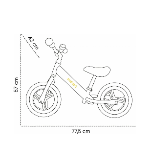 Bicicleta fara pedale Nils, Skiddou, Keep Pink, Roz - Biciclete, trotinete