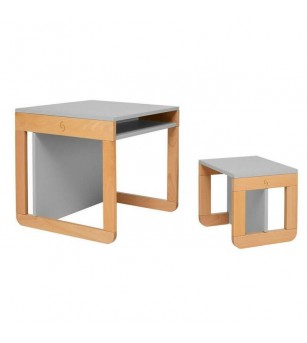 Set mobilier 8in1 Skiddou Mob, Evening shadow, Gri - Mobilier camera copii