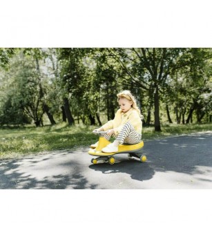 Jucarie ride-on gravitationala Skiddou Bjorg, Galben - Biciclete, trotinete