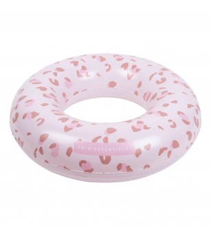 Colac de inot pentru copii Swim Essentials, Pink Leopard 90 cm - Colac copii