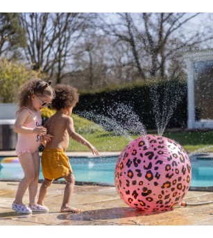 Minge gonflabila cu stropire Swim Essentials, Leopard 60 cm - Jucării pentru piscină