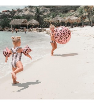 Minge gonflabila cu stropire Swim Essentials, Leopard 60 cm - Jucării pentru piscină