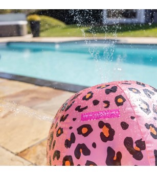 Minge gonflabila cu stropire Swim Essentials, Leopard 60 cm - Jucării pentru piscină