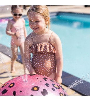 Minge gonflabila cu stropire Swim Essentials, Leopard 60 cm - Jucării pentru piscină