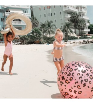 Minge gonflabila cu stropire Swim Essentials, Leopard 60 cm - Jucării pentru piscină