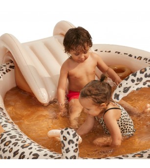 Piscină gonflabilă pentru copii Swim Essentials, Beige Leopard 210 cm - Piscină gonflabilă copii Piscină gonflabilă pentru copii Swim Essentials, Beige Leopard 210 cm - Piscină gonflabilă copii